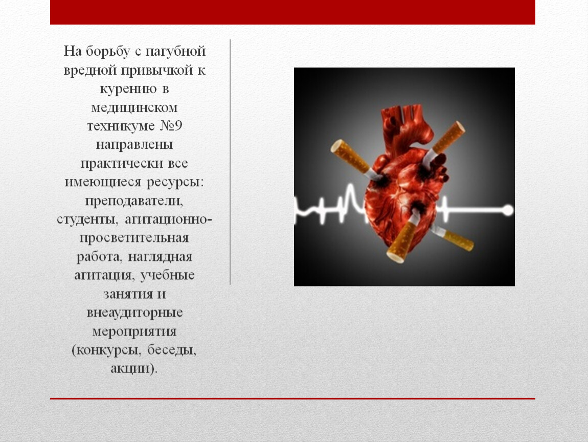 Проблема курения среди молодежи презентация