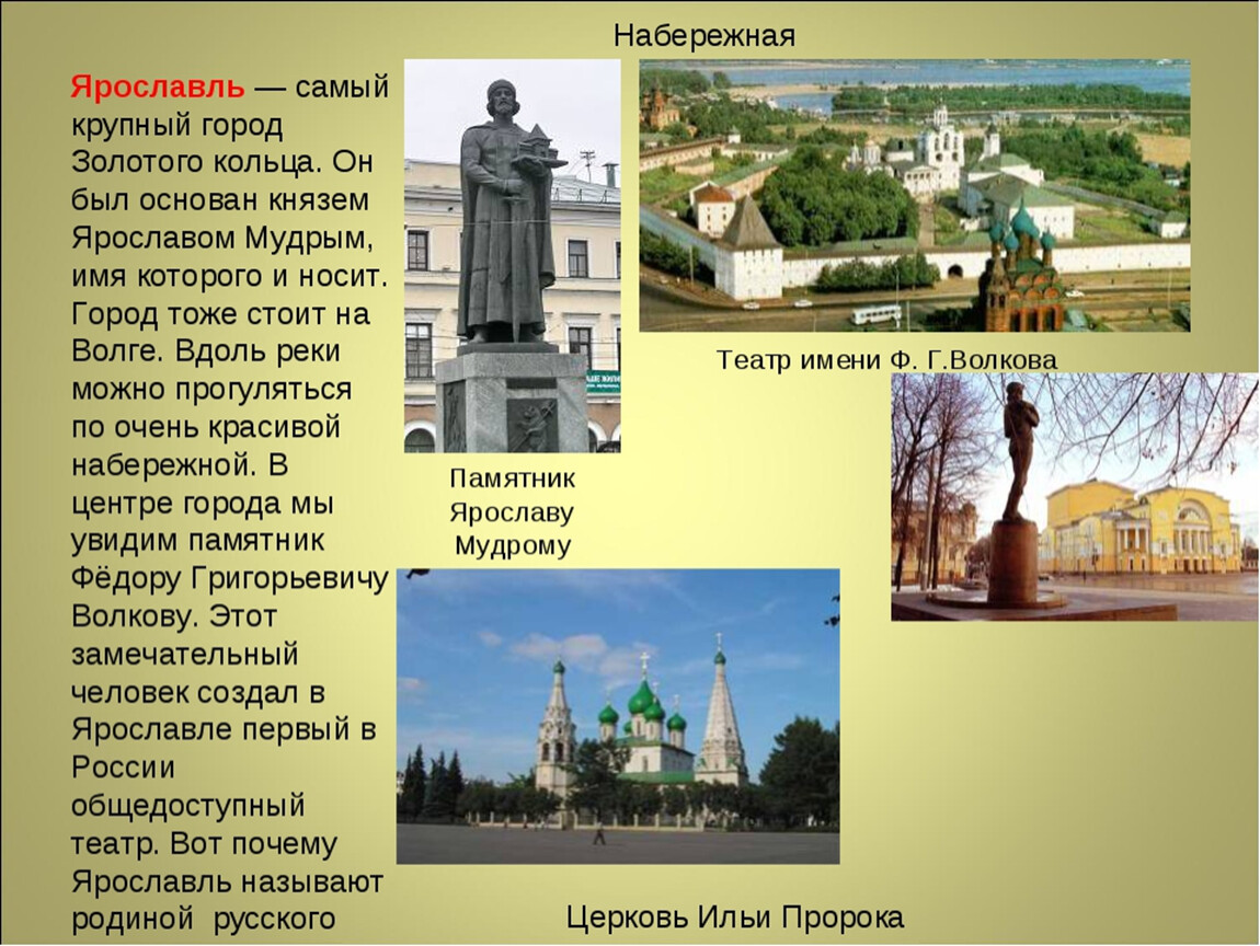 Памятники ярославля фото с названиями и описанием