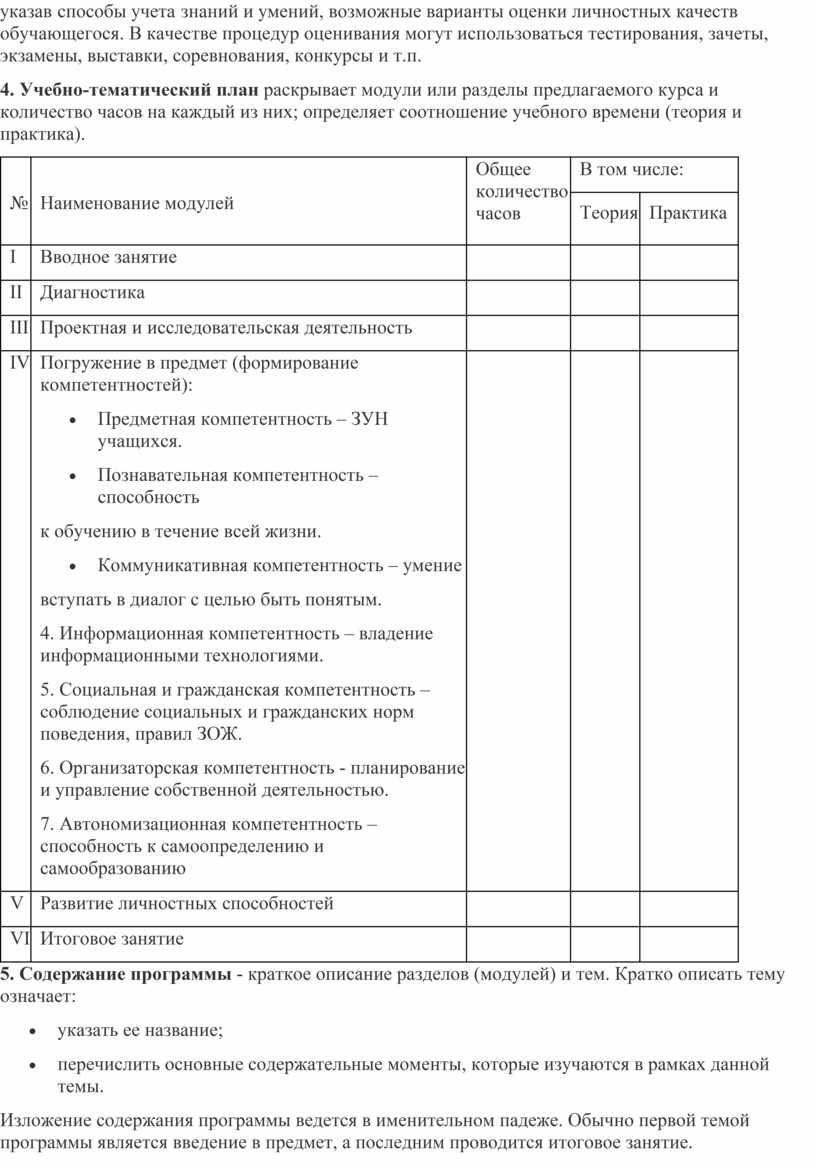 Образец индивидуальный образовательный маршрут одаренного ребенка образец