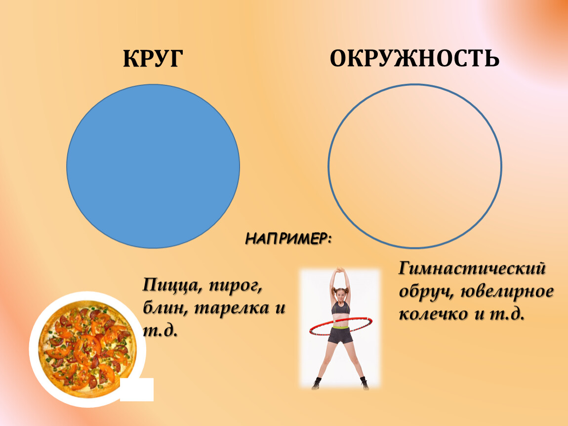 Окружность и круг картинки