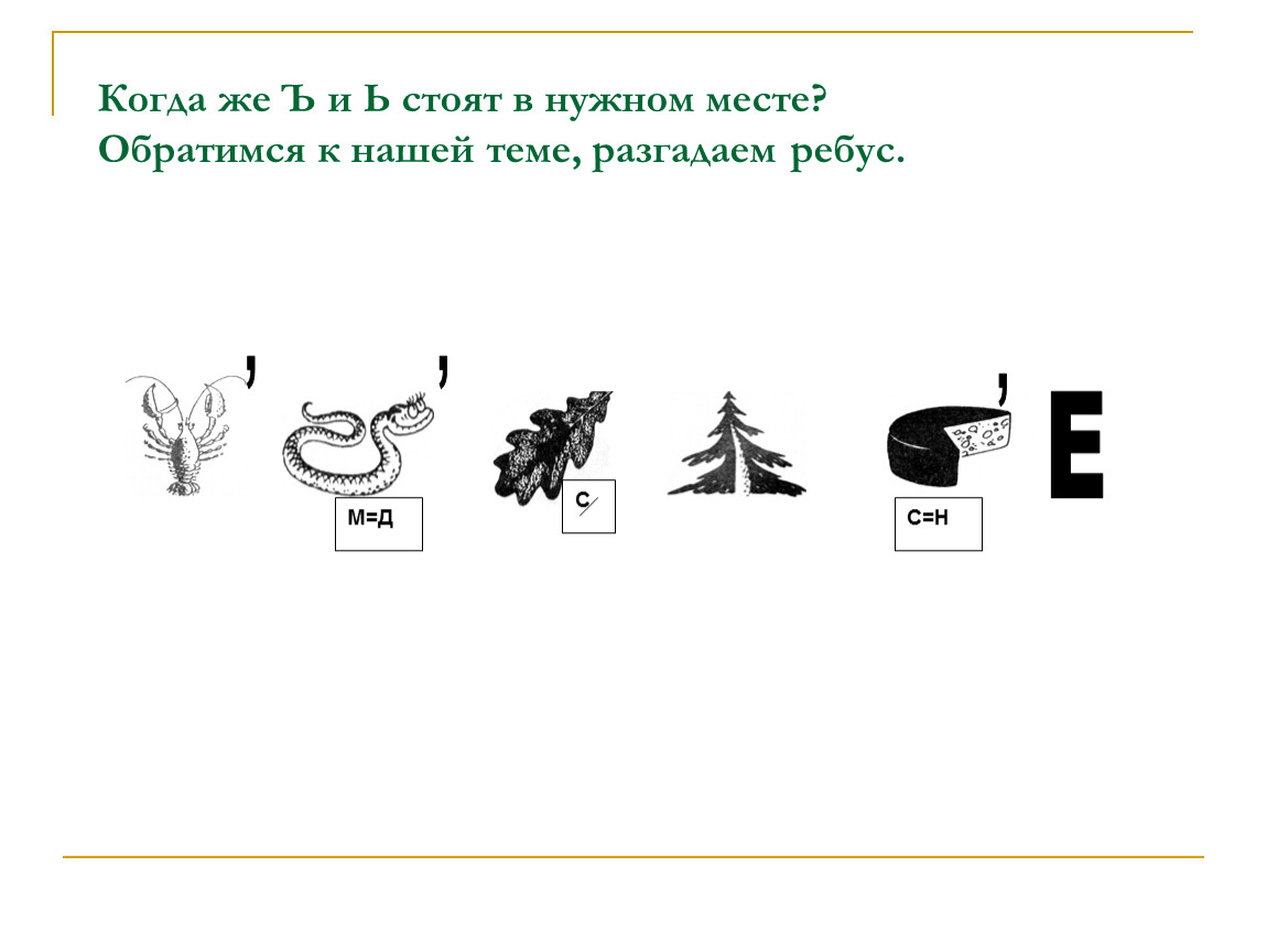 Презентация ь и ъ знаки 1 класс школа россии обучение грамоте