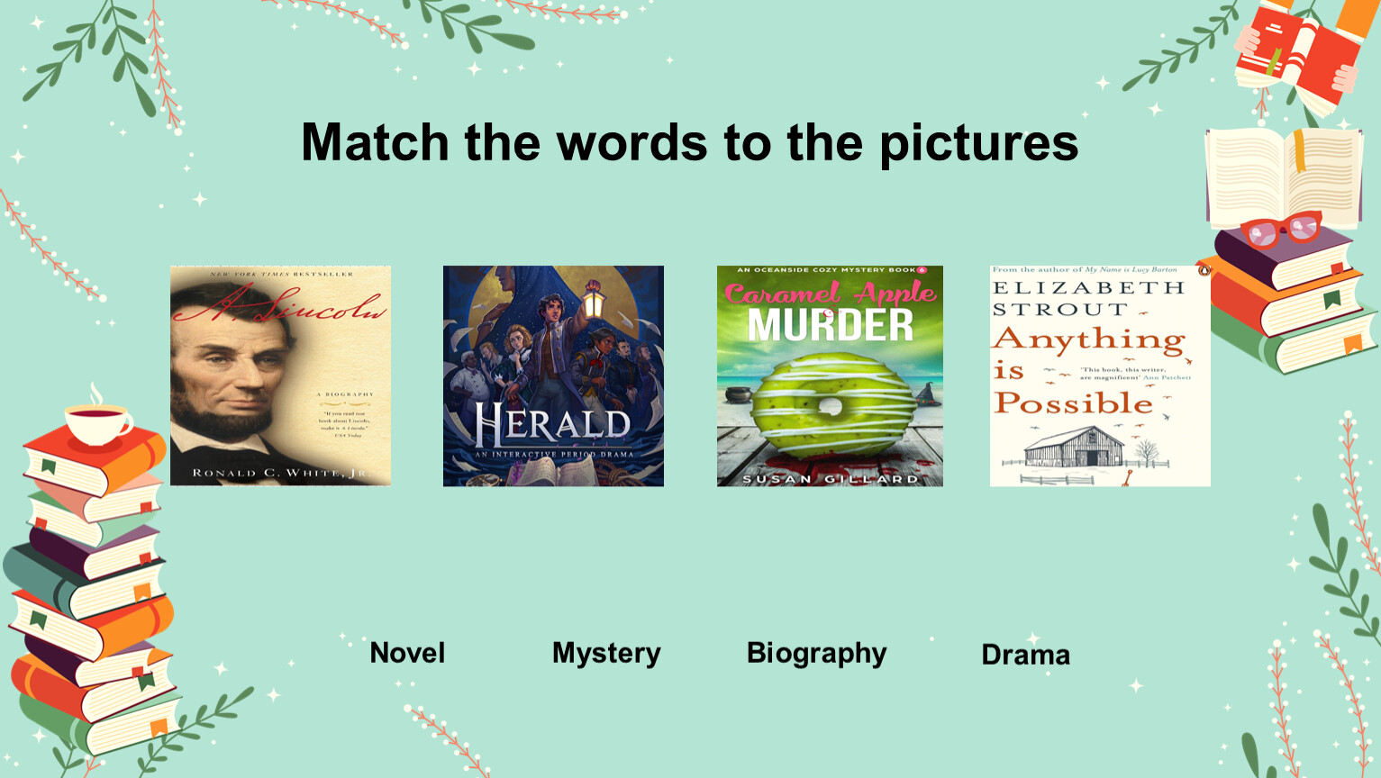 Match the words to the pictures