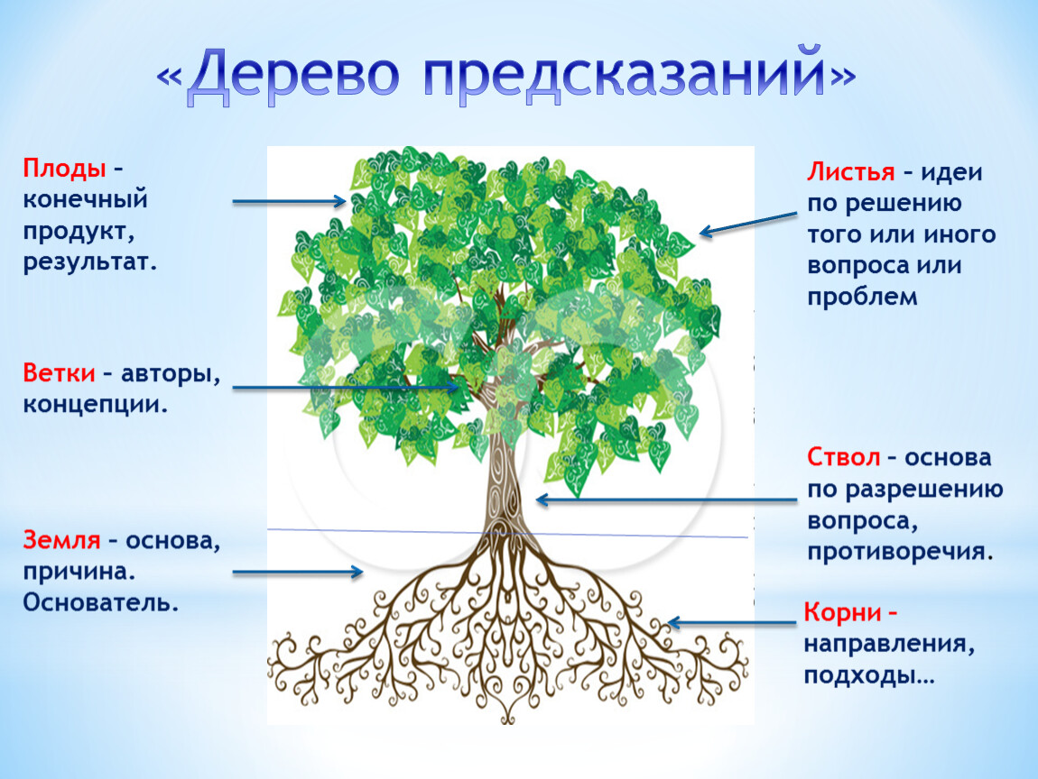 Откуда корни. Дерево предсказаний. Дерево противоречий. Дерево предсказаний картинка. Дерево доказательства противоречие.