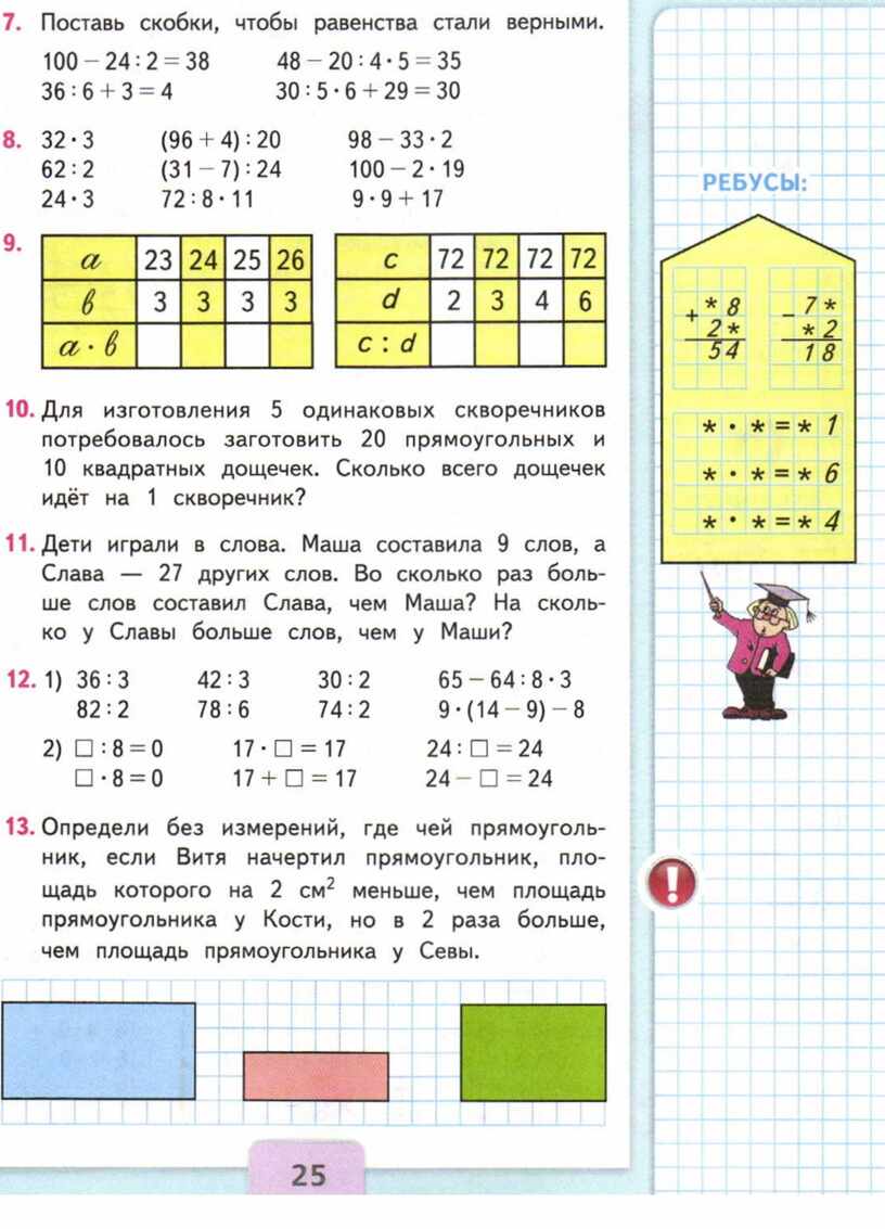 План урока по математике 3 класс по моро