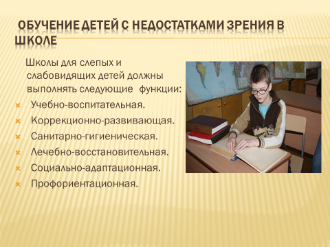 Слепые дети презентация