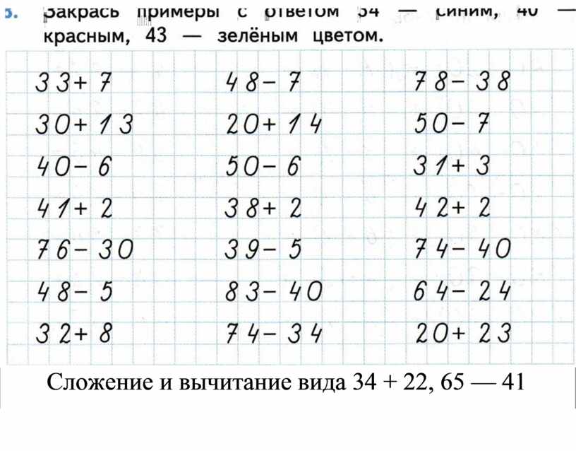 Примеры с ответами картинки