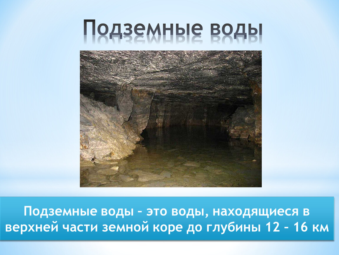 Вода находящаяся в земной коре называется. Подземные воды. Подземные воды это в географии. Подземные воды это определение. Подземные воды презентация.