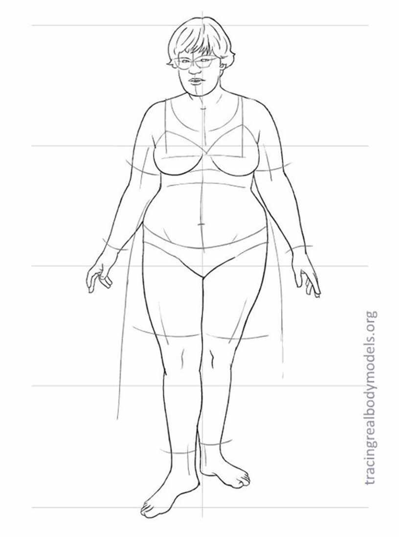 Толстый человек анатомия. Фигура полной женщины эскиз. Набросок женской фигуры. Фигура человека рисунок. Набросок полной женской фигуры.