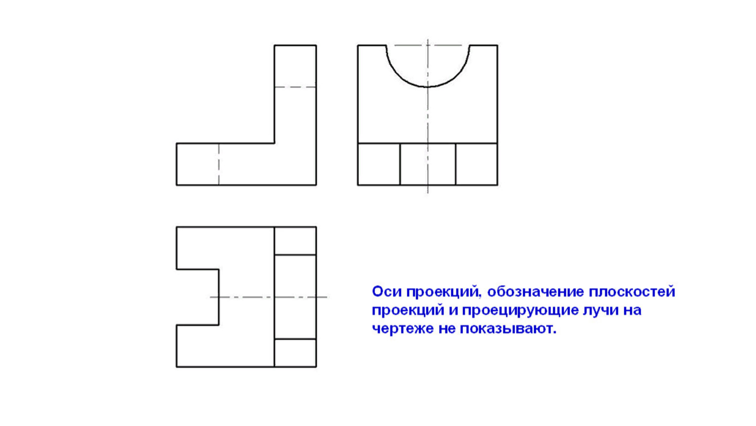 Виды на чертеже изображают. Расположение проекций на чертеже. Расположение проекций в черчении. Расположение видов проекций на чертеже. Размещение проекций детали на чертеже.