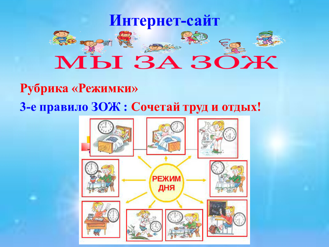 Проект зож 3 класс