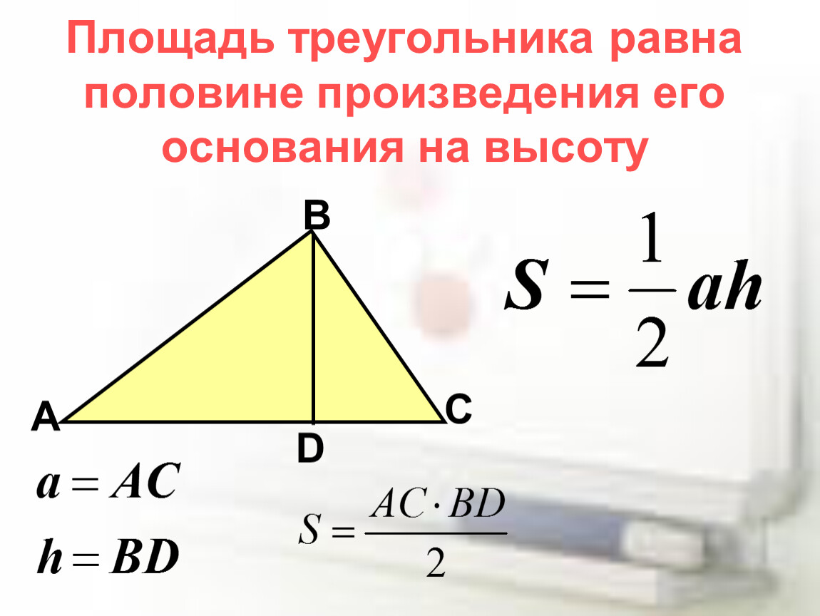 Площадь треугольника 4 класс математика впр