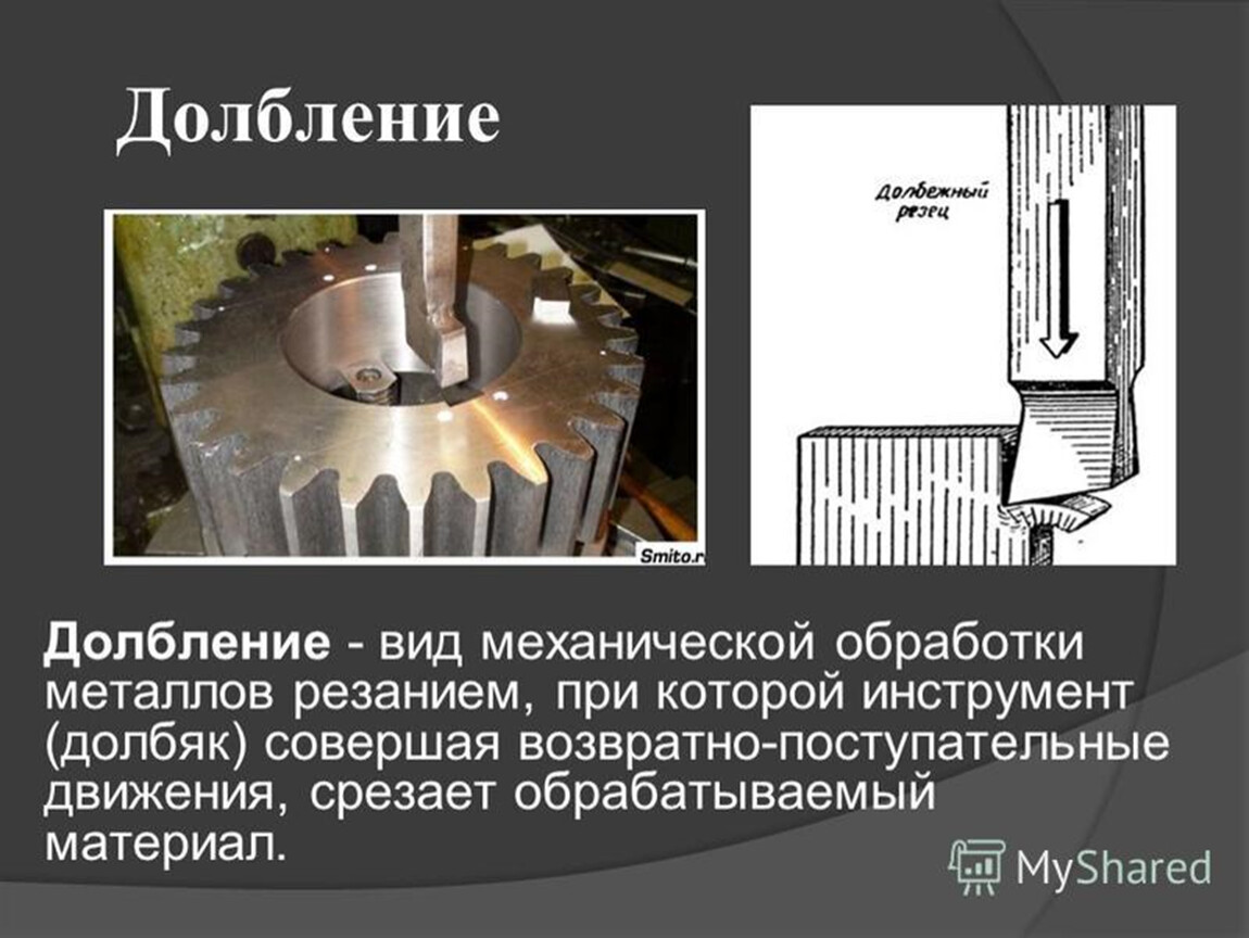 Презентация технология металла. Долбление. Долбление металла. Долбежная обработка металла. Виды механической обработки металлов.