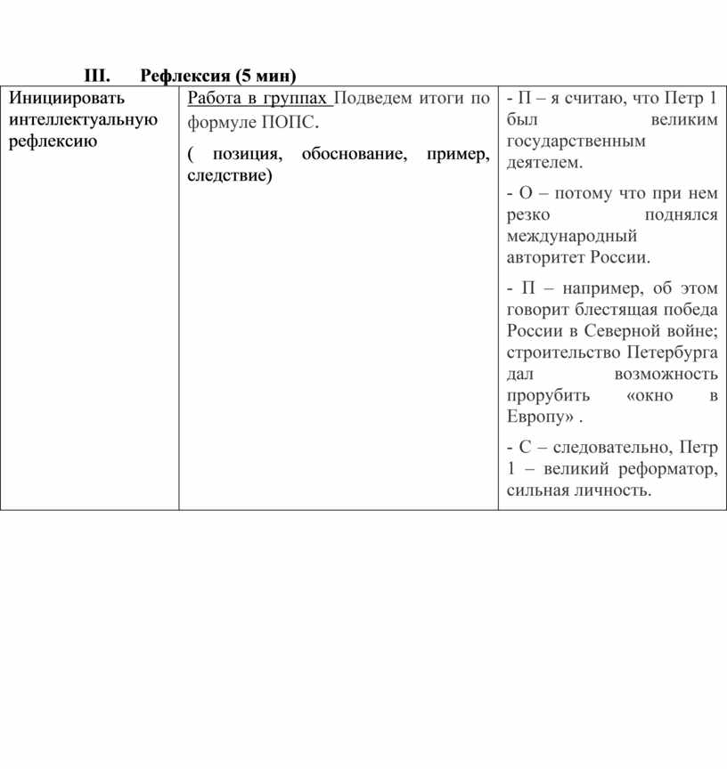 План значение петровских преобразований в истории страны