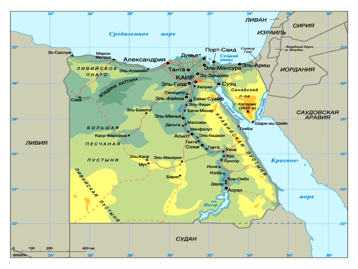 Египет география. Географическое положение Египта на карте Африки. Политическая карта Египта. Физическая карта Египта. Крупнейшие города Египта на карте.