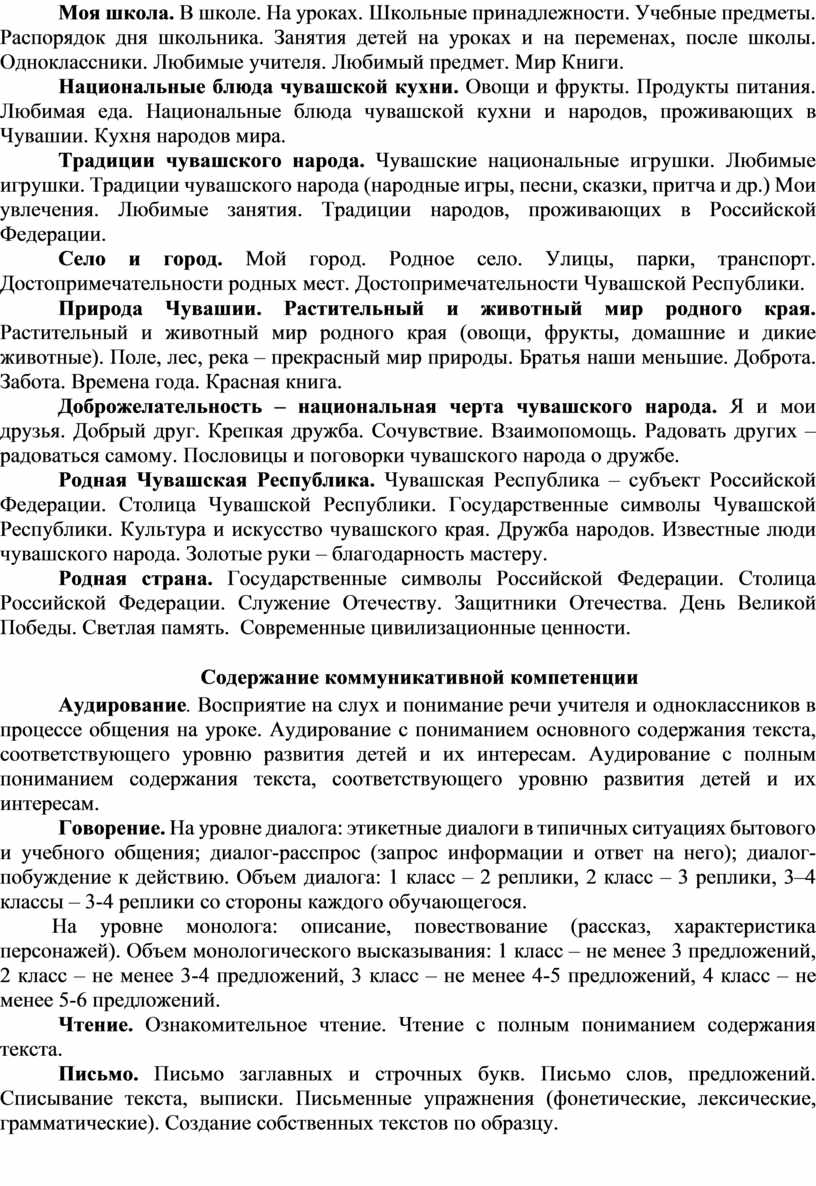 По учебному предмету «Государственный язык Чувашской Республики – чувашский  язык» («Чăваш Республикин патшалăх чĕлхи – ч