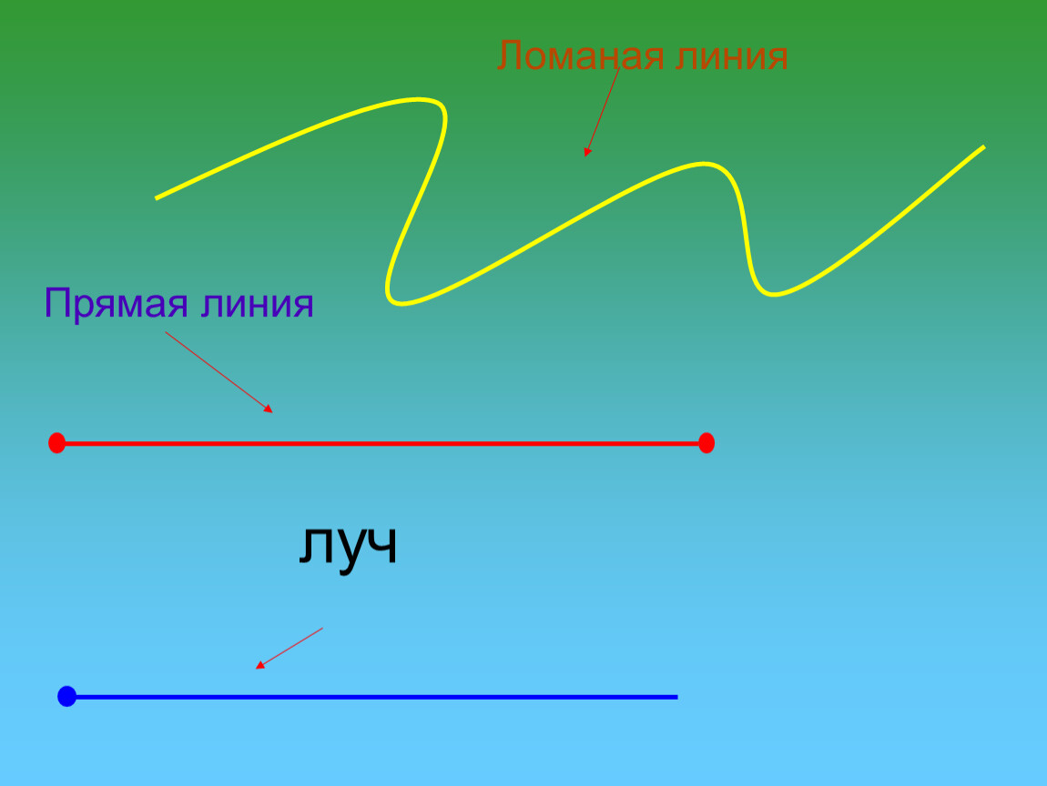 Линия бывает