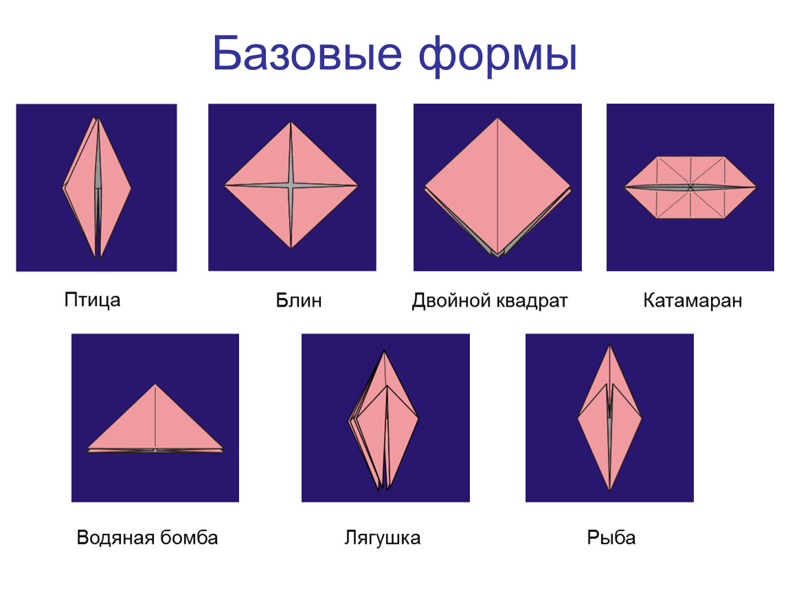 Водяная бомбочка оригами схема