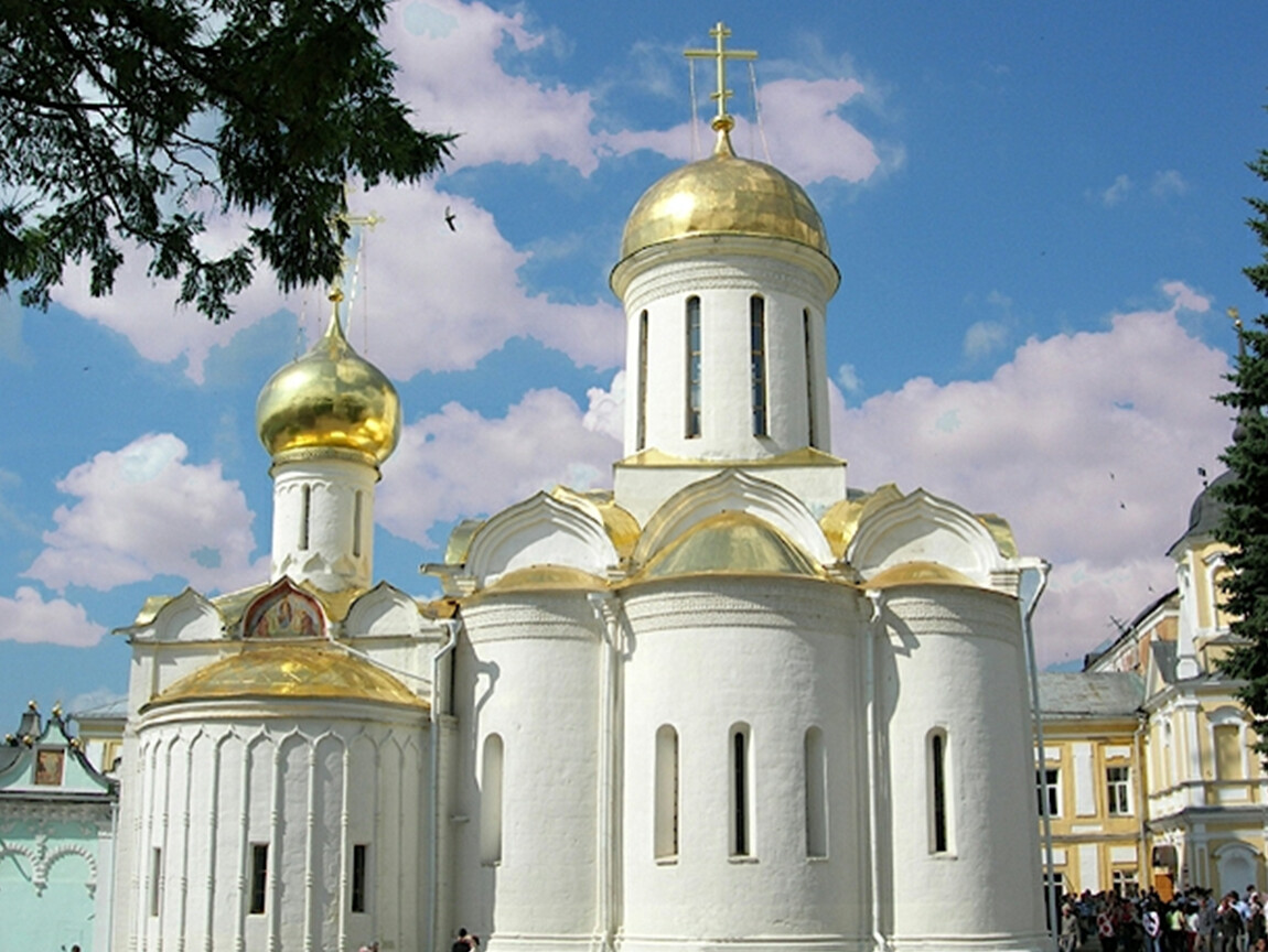 Сергиев Посад Белокаменный Троицкий собор