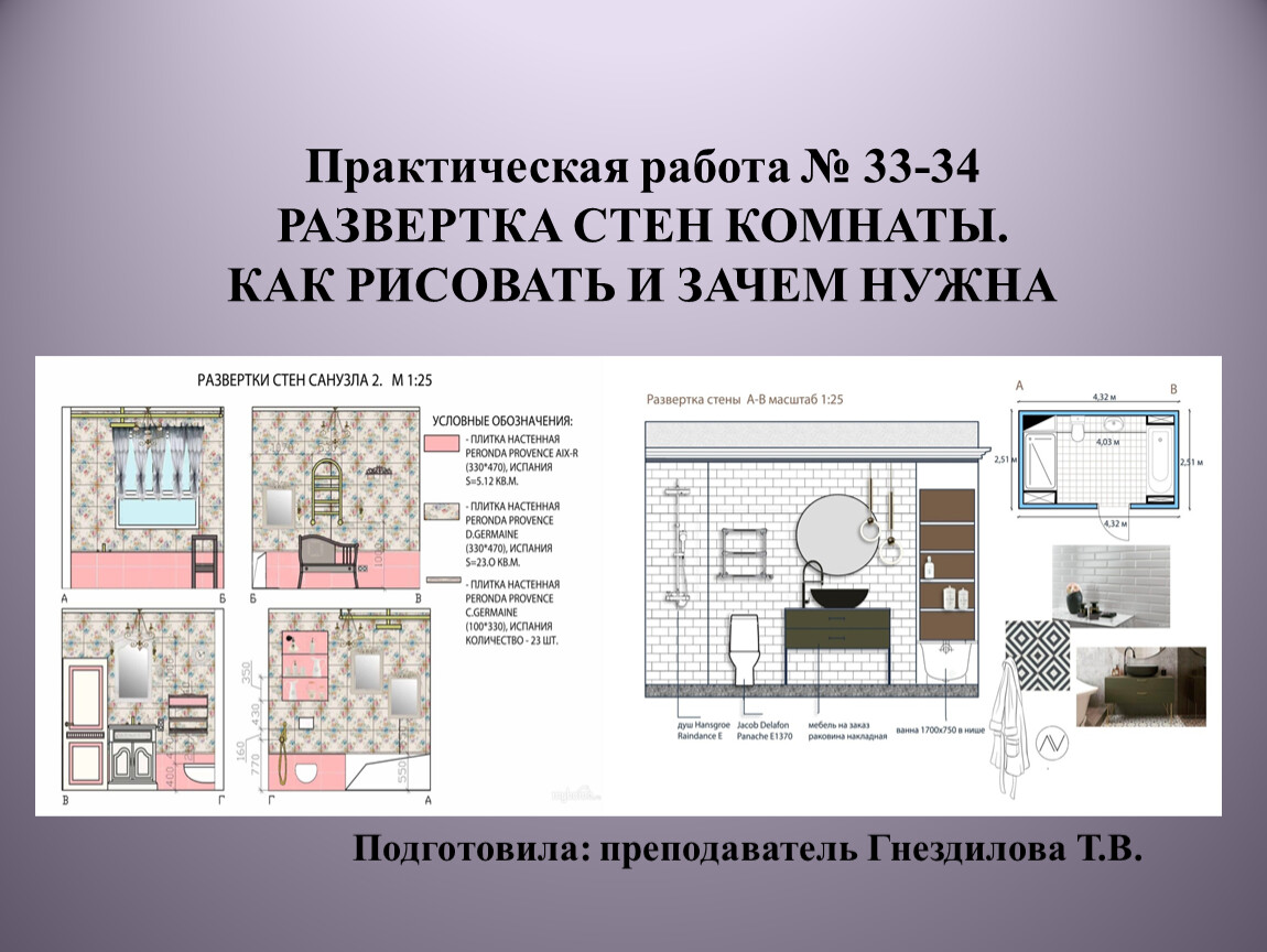 РАЗВЕРТКА СТЕН КОМНАТЫ. КАК РИСОВАТЬ И ЗАЧЕМ НУЖНА