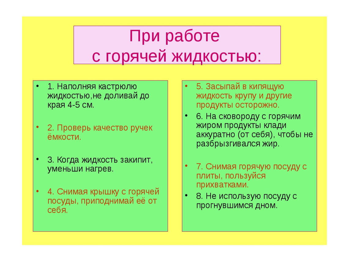 Горячо правило. Правила безопасности при работе с горячей жидкостью. Правила безопасной работы с горячими жидкостями. ТБ С горячими жидкостями. Правила техники безопасности при работе с горячей жидкостью.