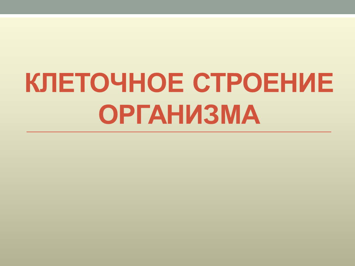 Клеточное строение организма 8 класс биология презентация