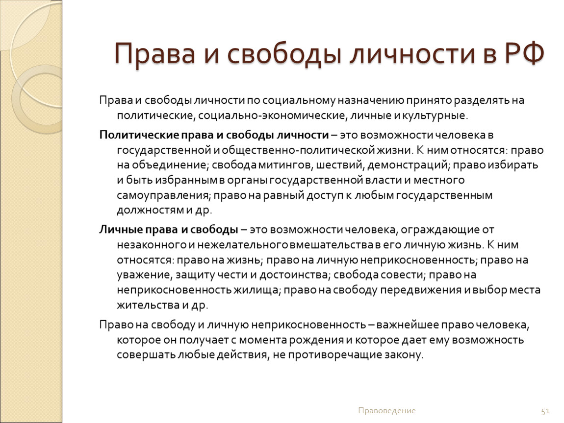 Свобода тгп. Правоведение относится к. Критерии свободы личности.