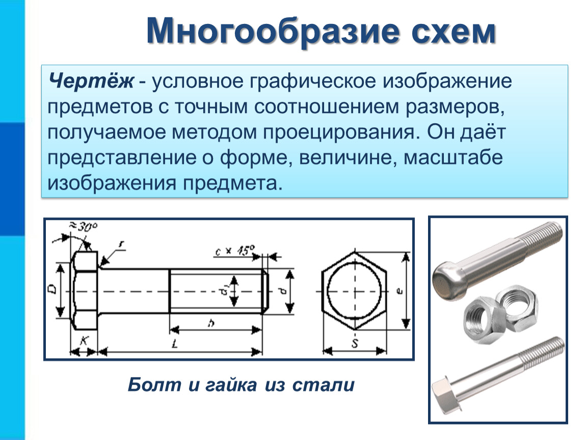 Чем отличается схема от чертежа