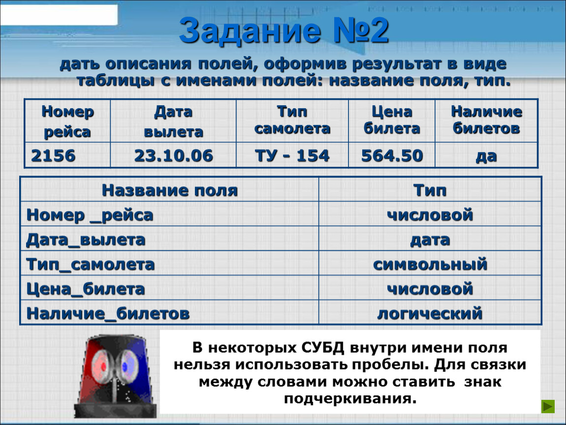 Данное описание. Название поля Тип. Автосалон типы полей. Таблица Тип поля Дата. Логический Тип поля.