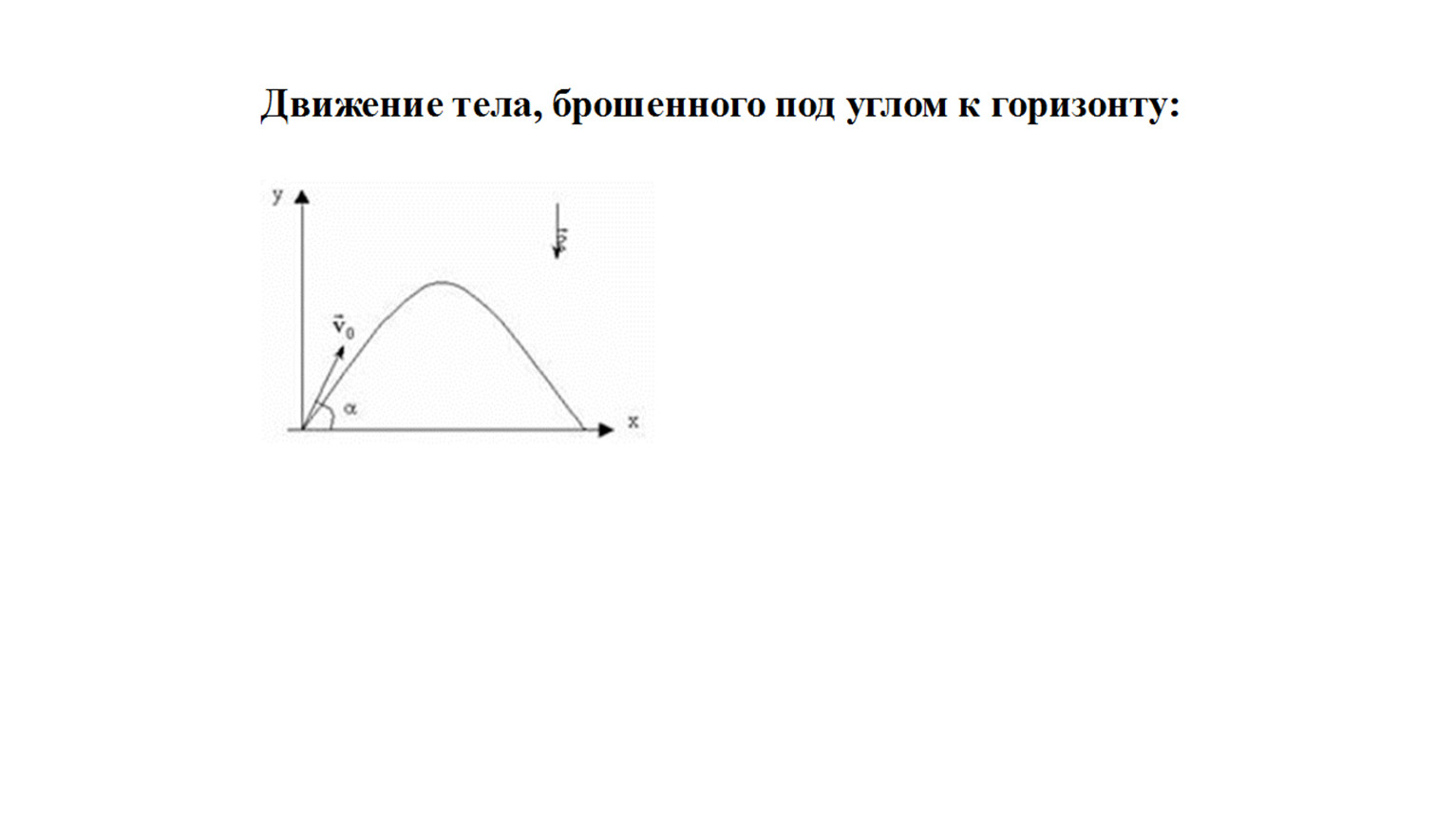 Презентация движение тела