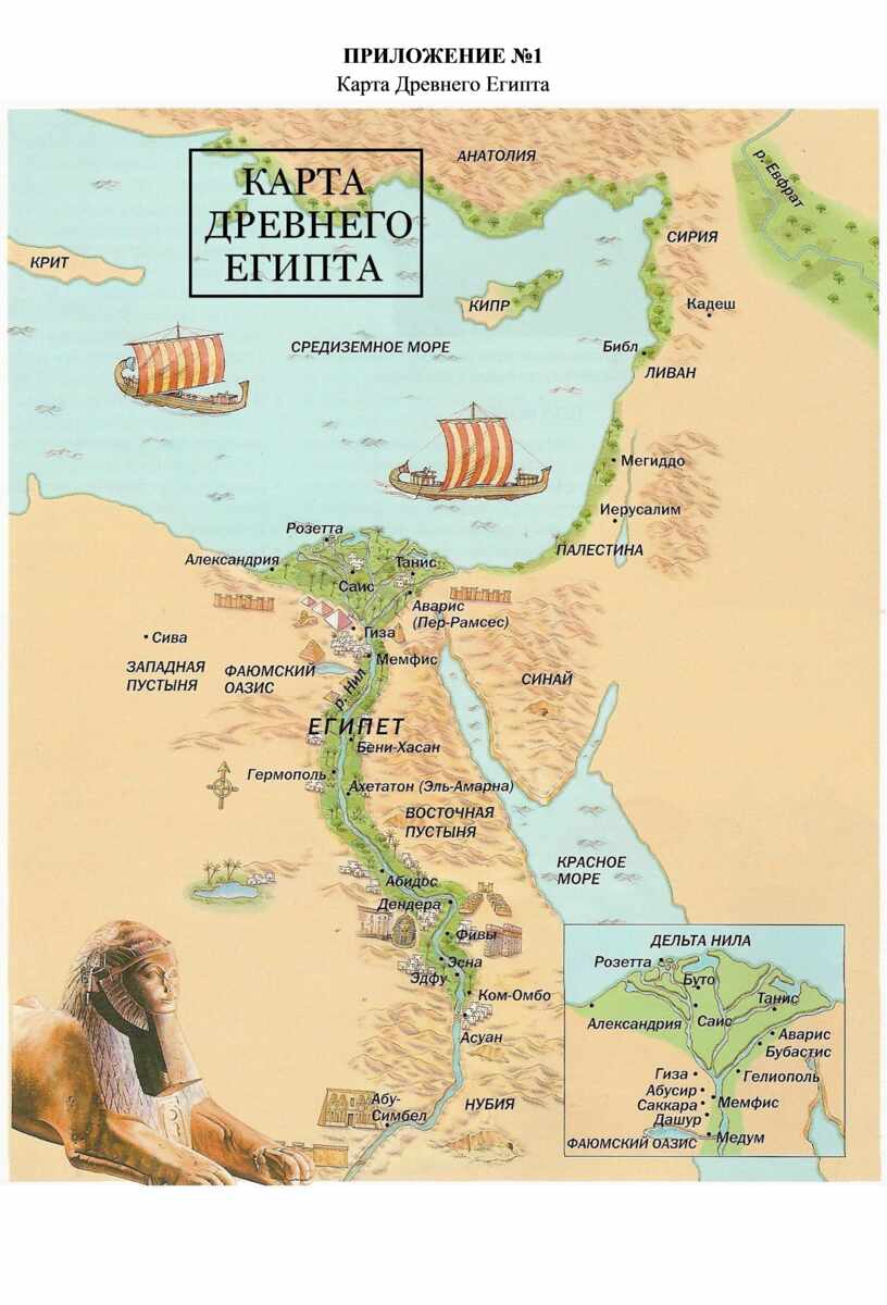 ПРИЛОЖЕНИЕ №1 Карта Древнего
