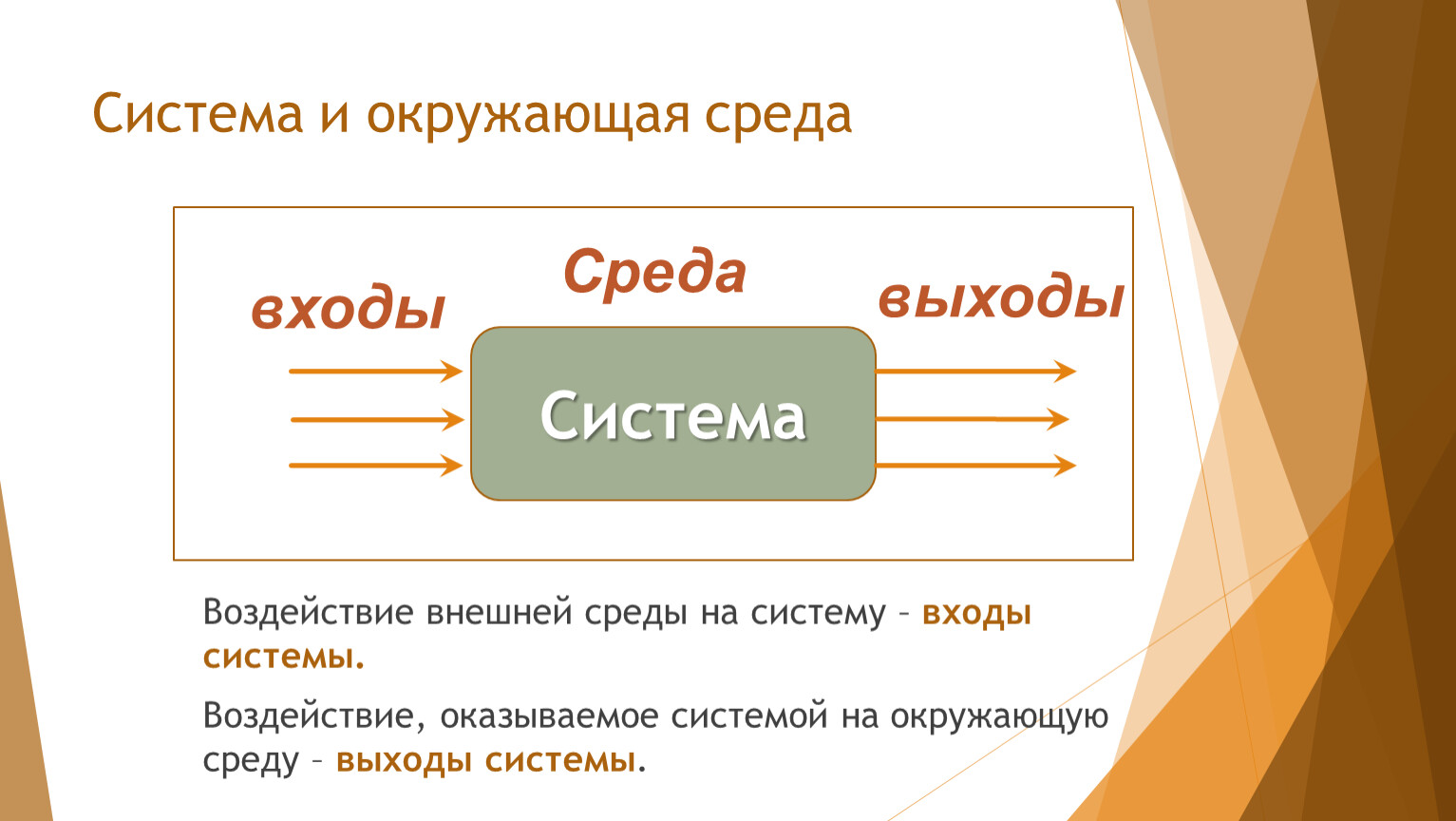 Укажите систему. Система и окружающая среда. Среда системы. Среды входы система выходы. Информатика входы и выходы системы.