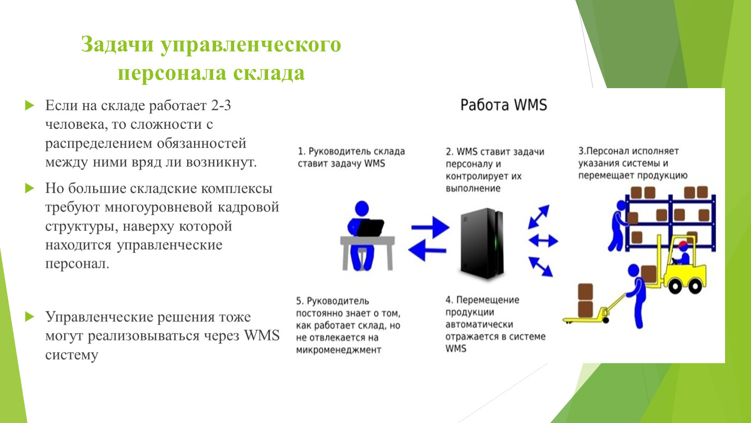 Организационная структура складского хозяйства