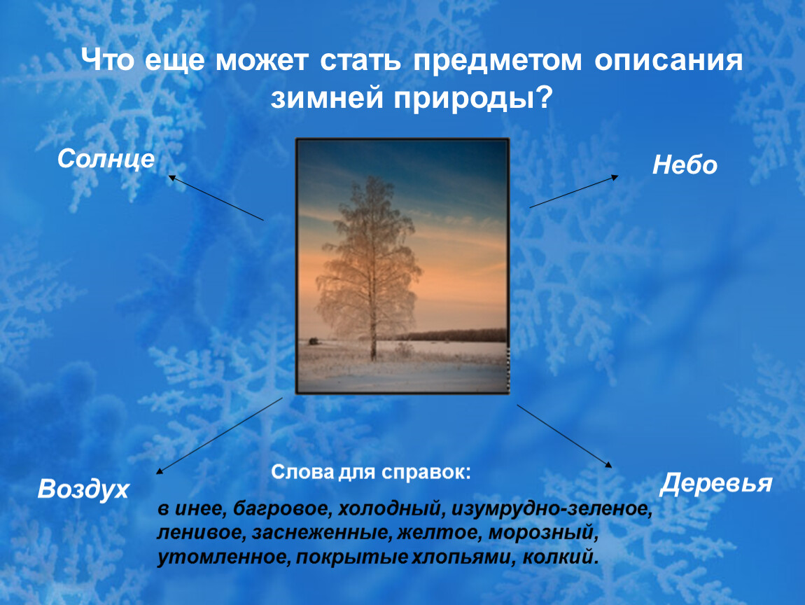 2 описание природы. Описание неба зимой. Описание природы зима. Описание зимней природы. Сочинение описание природы.