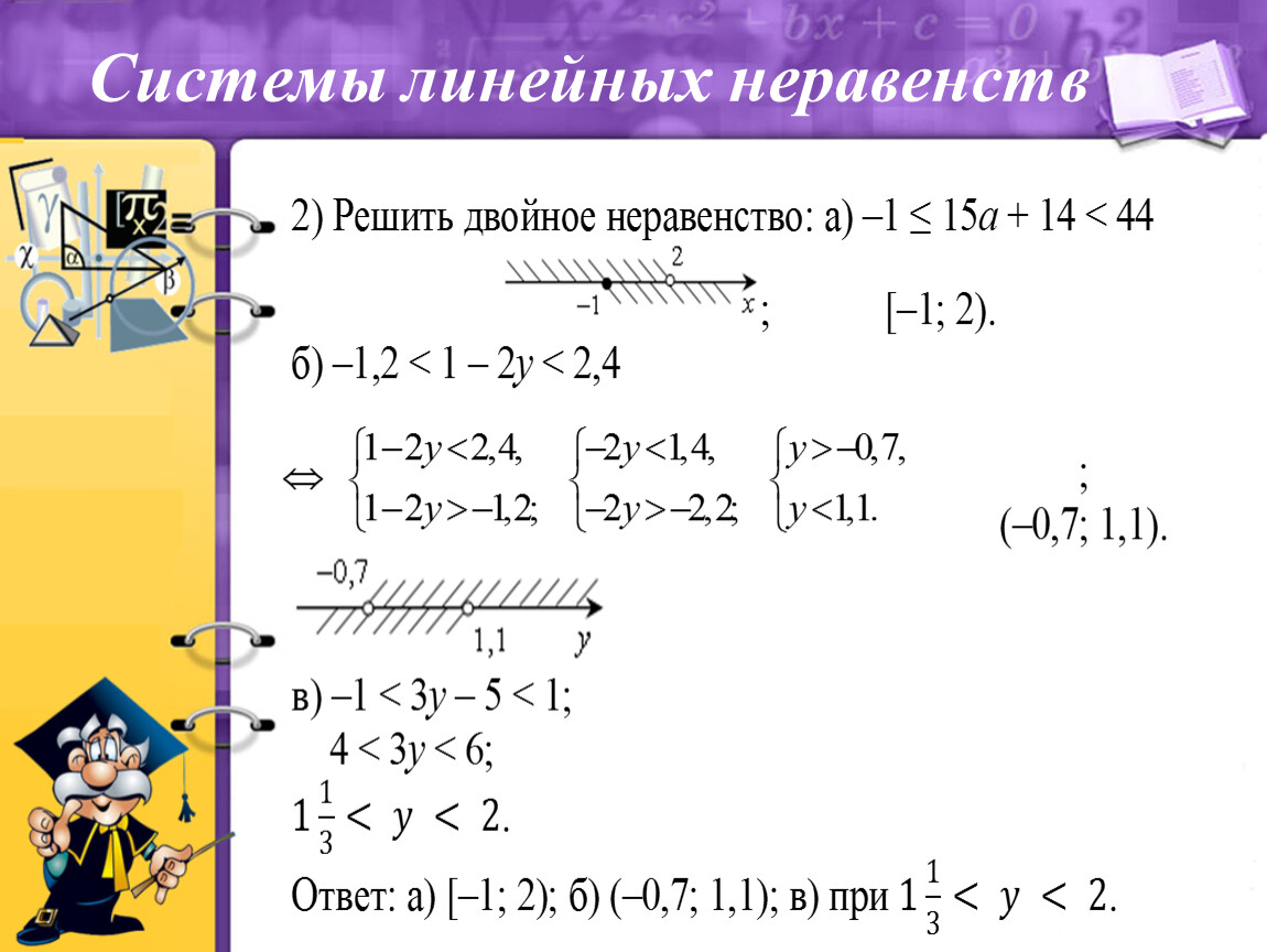 Совокупность неравенств. Системы линейных неравенств. Системы неравенств с одной переменной. Системы и совокупности линейных неравенств с одной переменной. Линейные неравенства и системы неравенств с одной переменной.