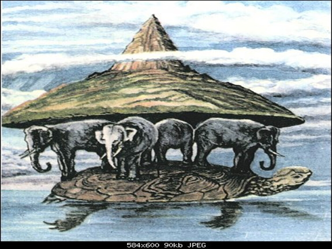 Мир на трех слонах. Земля на слонах. Земля на слонах и черепахе. Земля на трех слонах. Древняя земля.