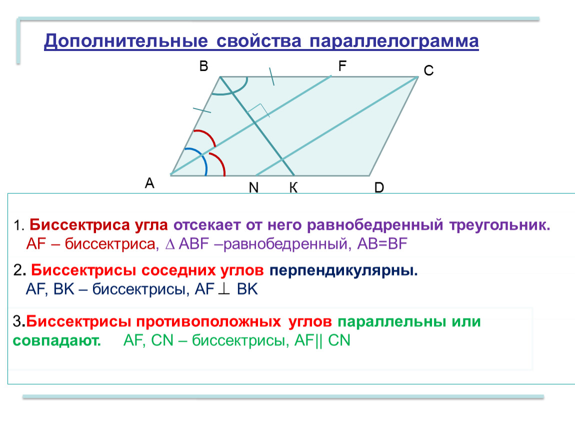 В параллелограмме сторона и диагональ