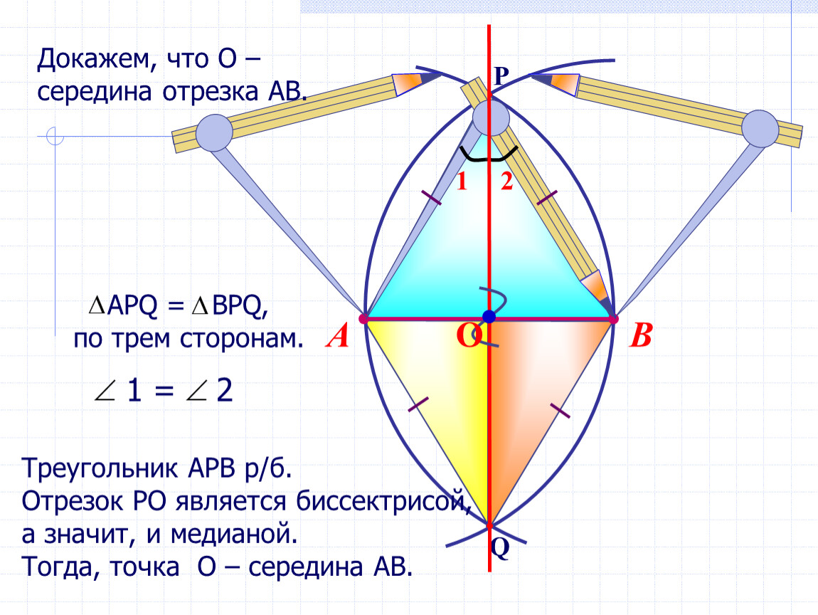 Построение середины отрезка. Как доказать середину отрезка. Середина отрезка доказательство. Презентация построение середины отрезка. Задачи на построение середины отрезка 7 класс.