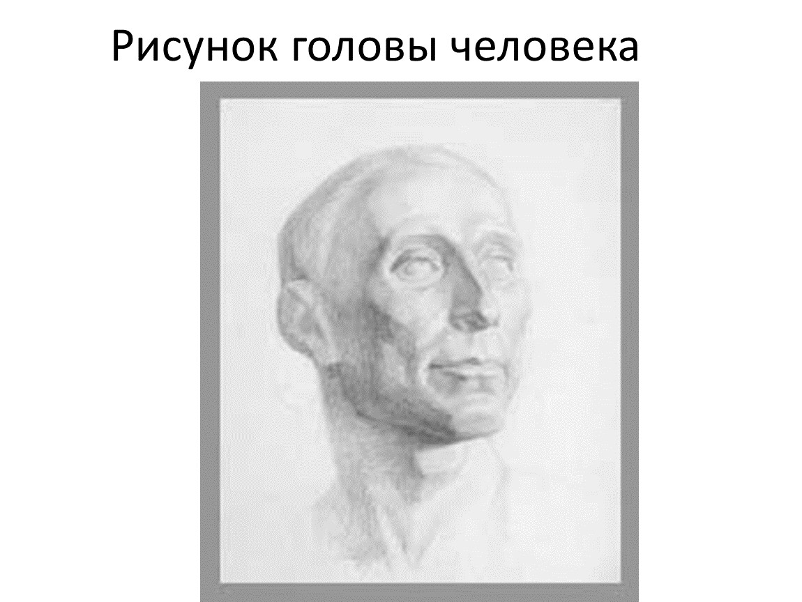 Изображение головы человека в пространстве 6 класс конспект урока