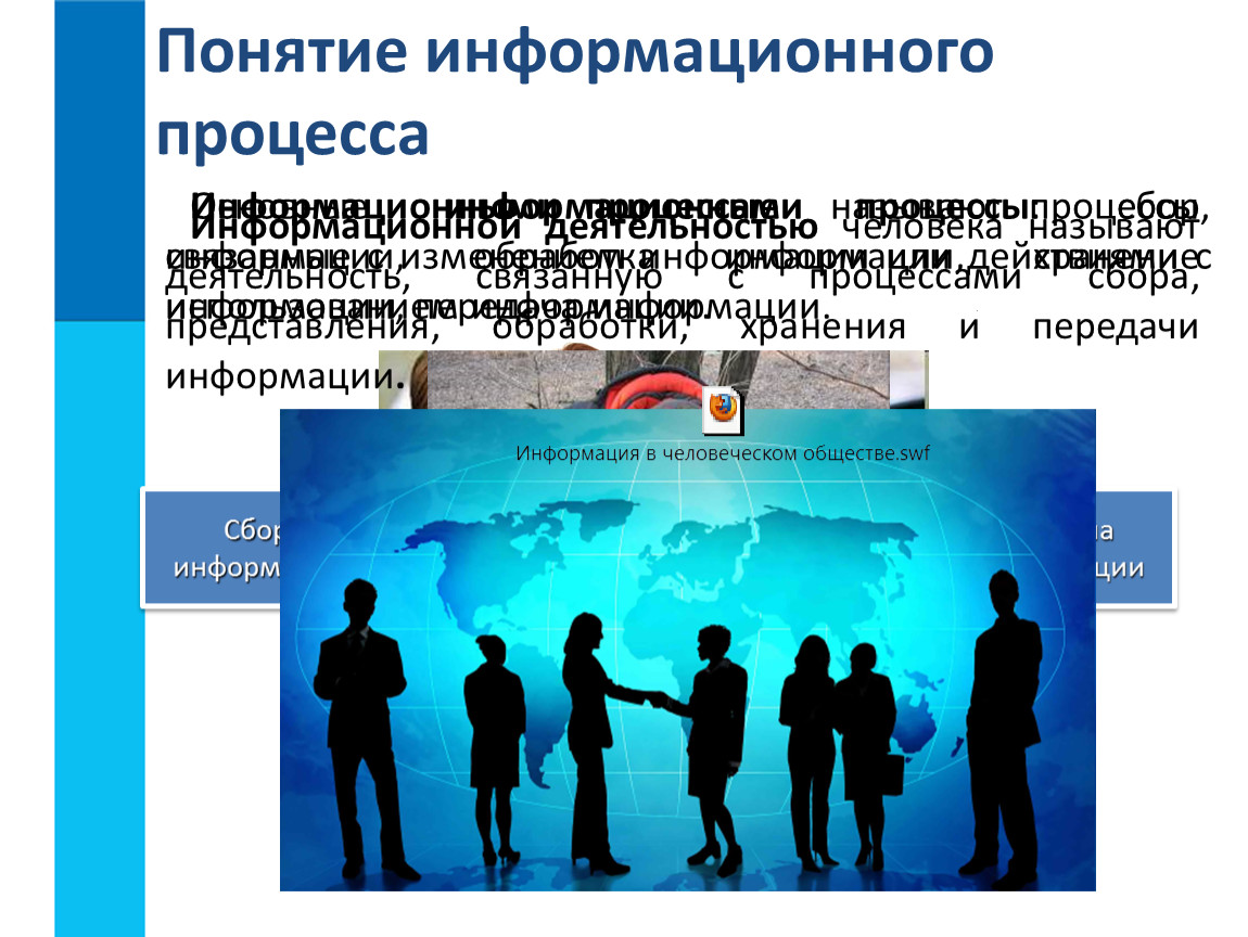 Понятие информационного процесса презентация