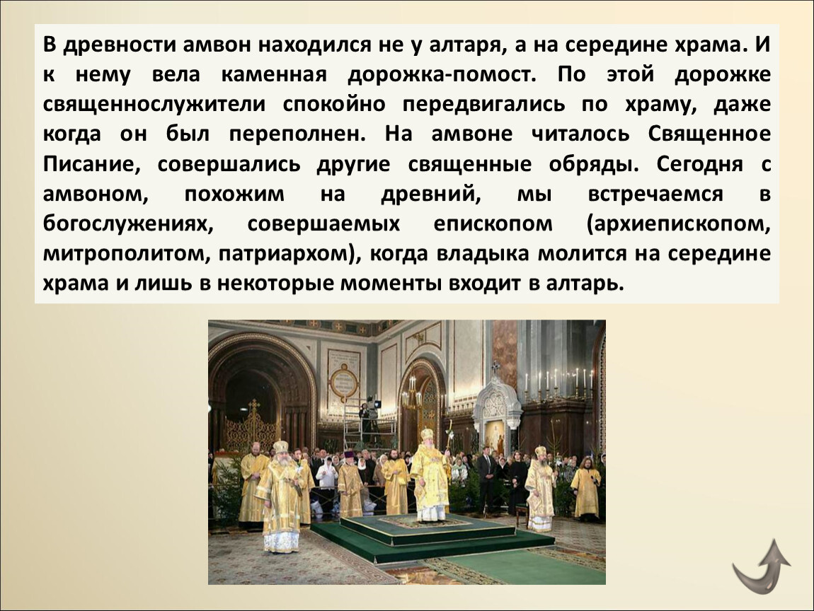 Поведения в православном храме