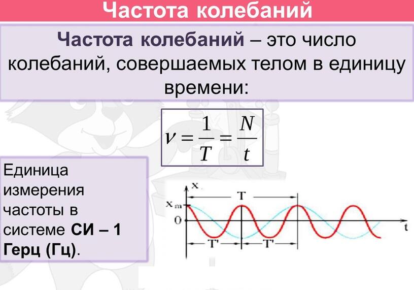 Источник колебаний с периодом 5мс. Зависимость периода и частоты колебаний. Частота колебаний. Частота колебаний единица измерения.