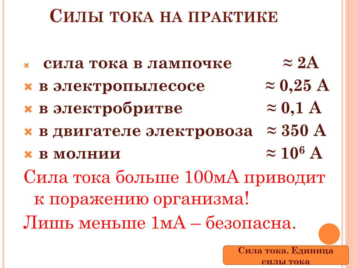 Задачи сила тока единицы силы тока. Практика на току. Уп ток практика.