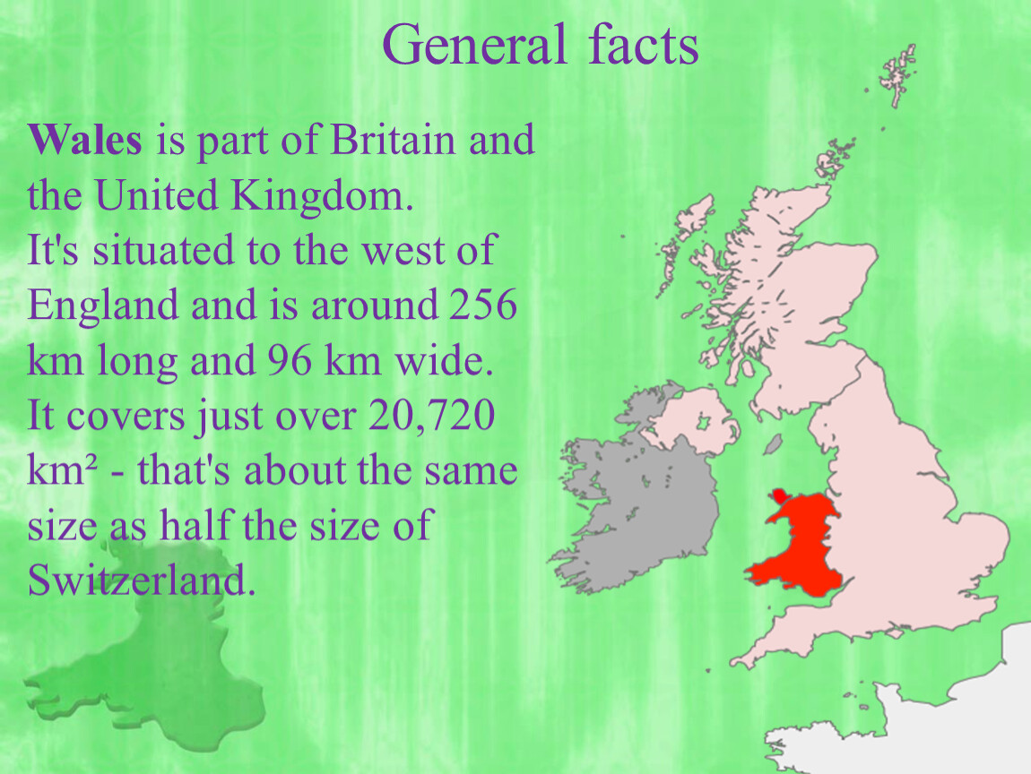 Parts of wales