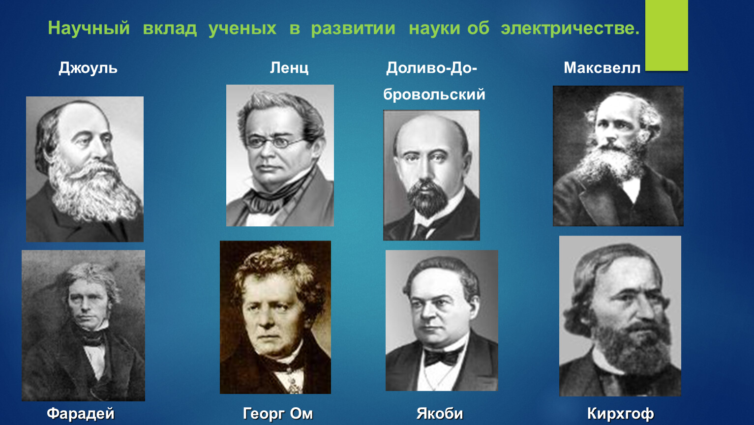 Ученые внесшие вклад в развитие россии