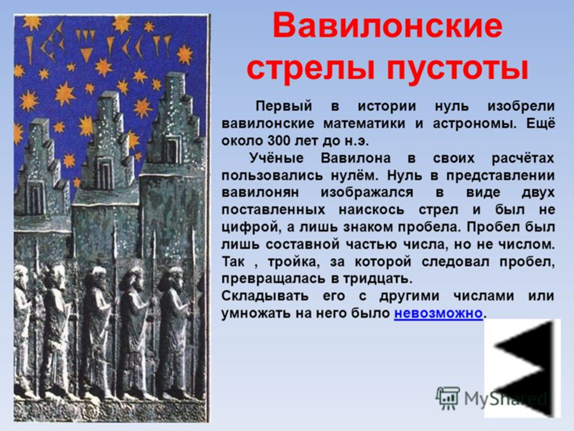 Первый 0. Вавилонские стрелы пустоты. Из история нуля. Ноль в представлении вавилонян. История нуля презентация.