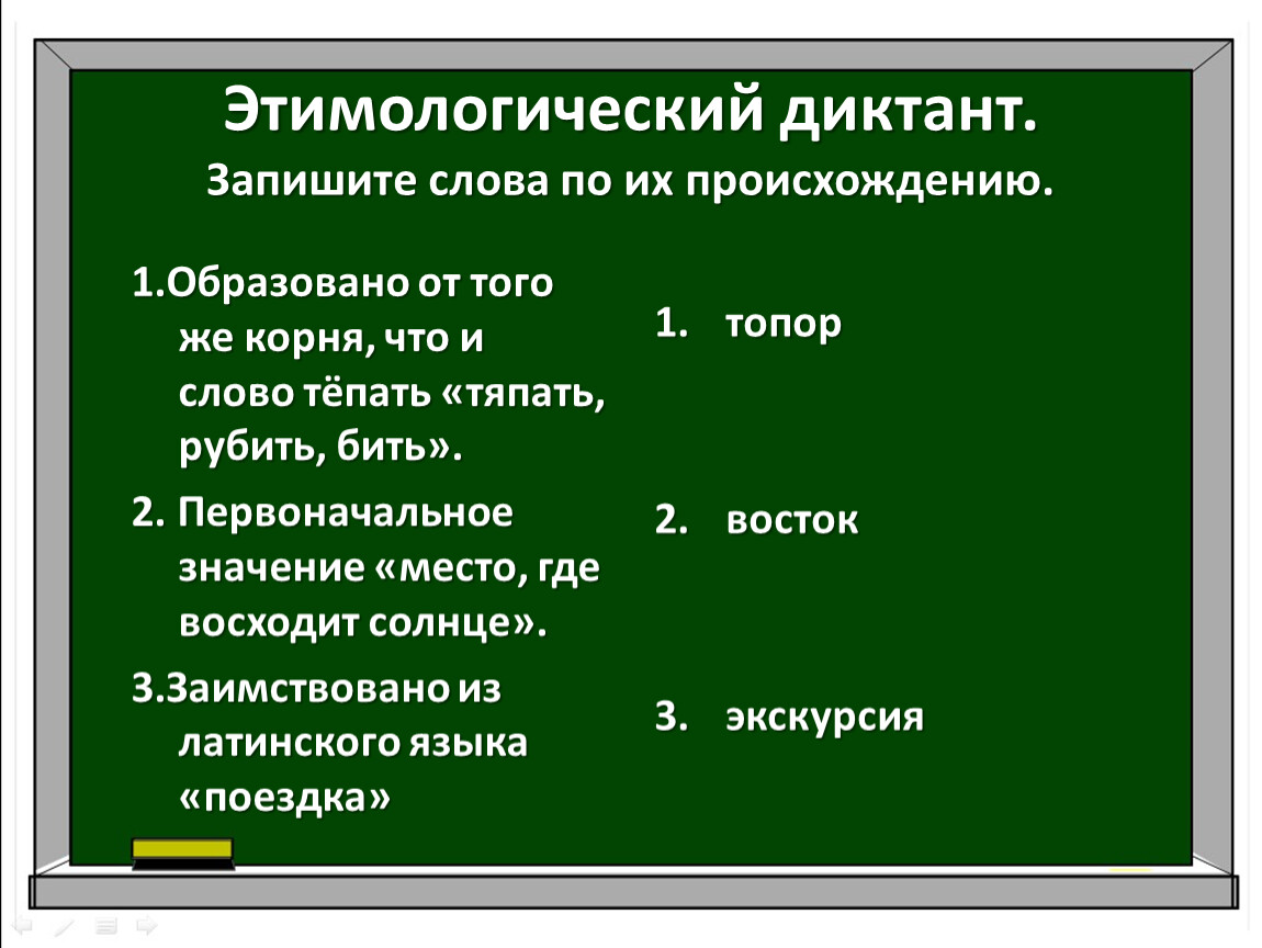 Словарная работа на уроках русского языка 4 класса