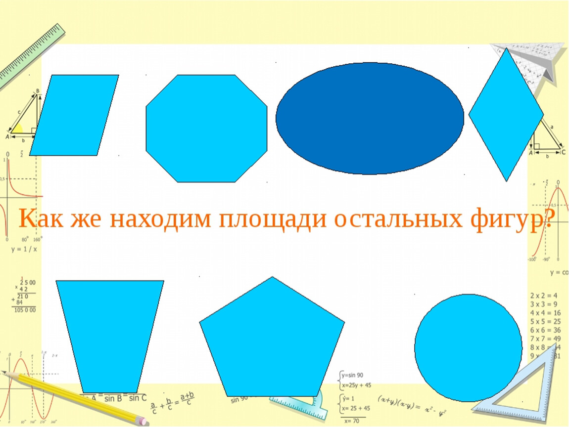 Определить площадь по картинке