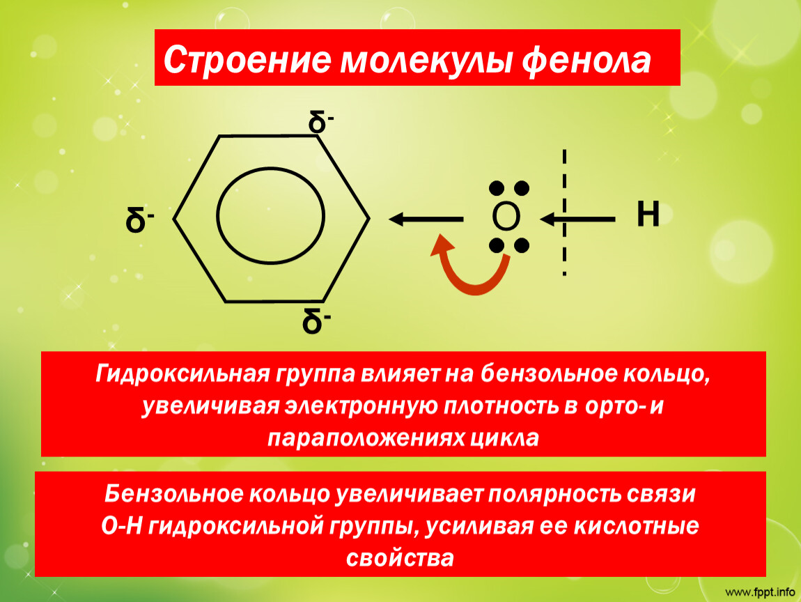 Укажите гидроксильную группу. Бензольное кольцо формула фенола. Фенол строение SP 120. Строение молекулы фенола. Строение фенолов.