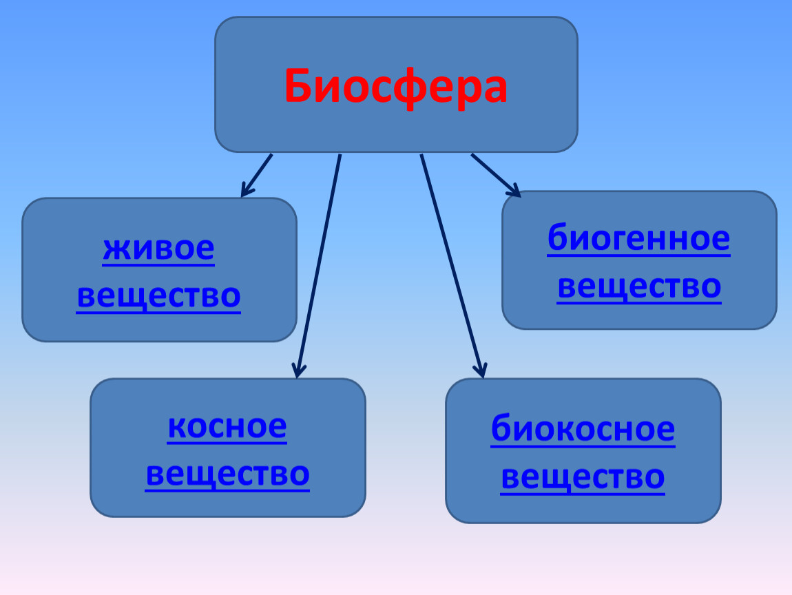Схема вещества биосферы. Биосфера живое вещество косное вещество биокосное вещество. Типы веществ в биосфере. Живое биогенное косное биокосное. Косное биокосное биогенное вещество.
