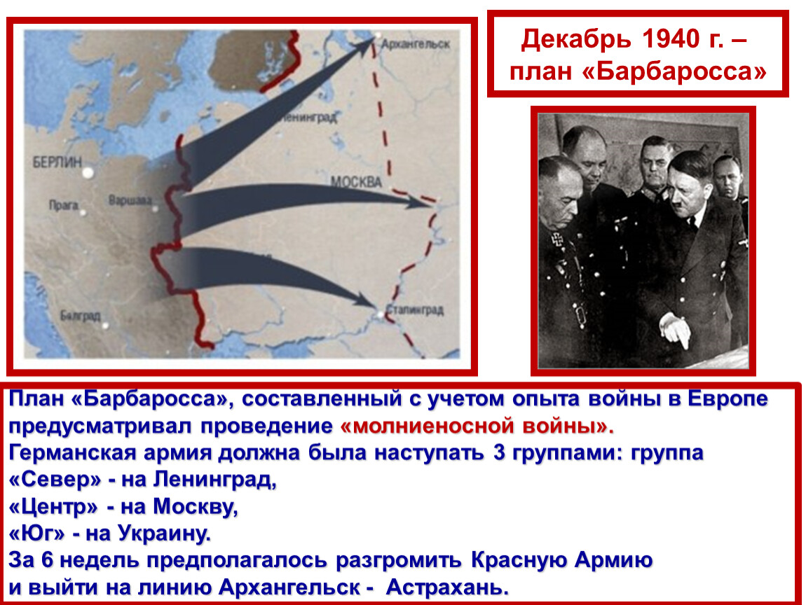 Почему германия планировала молниеносную войну. Начало Великой Отечественной войны план Барбаросса. Нападение Германии на СССР план Барбаросса карты. Декабрь 1940 план Барбаросса.